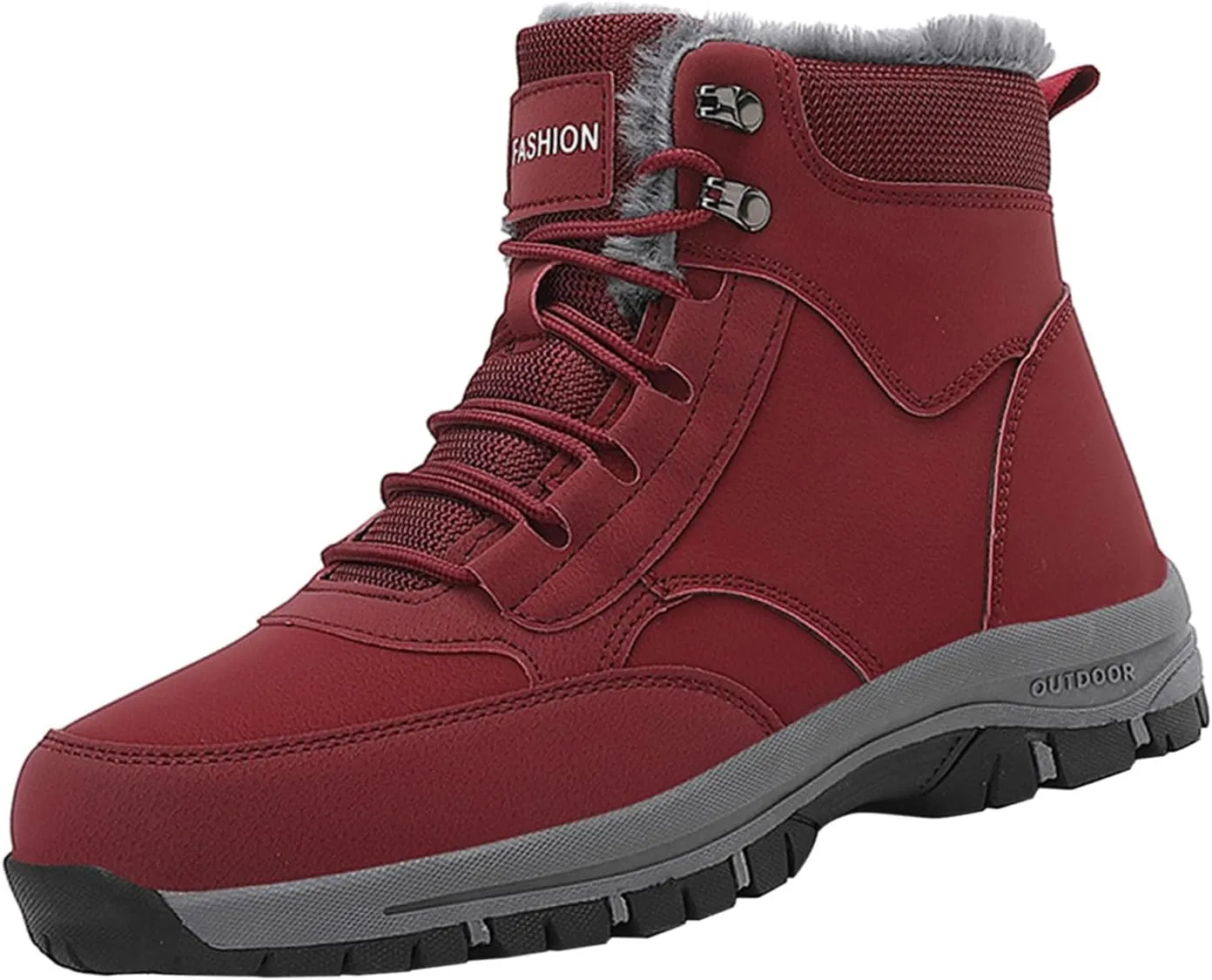Work Boots for Men Steel Toe Hiking Sneakers Ankle Ladies Workout Shoes for Women Slip On Wide Outdoor Shoes Slip on Loafers Hike Grounded Footwear