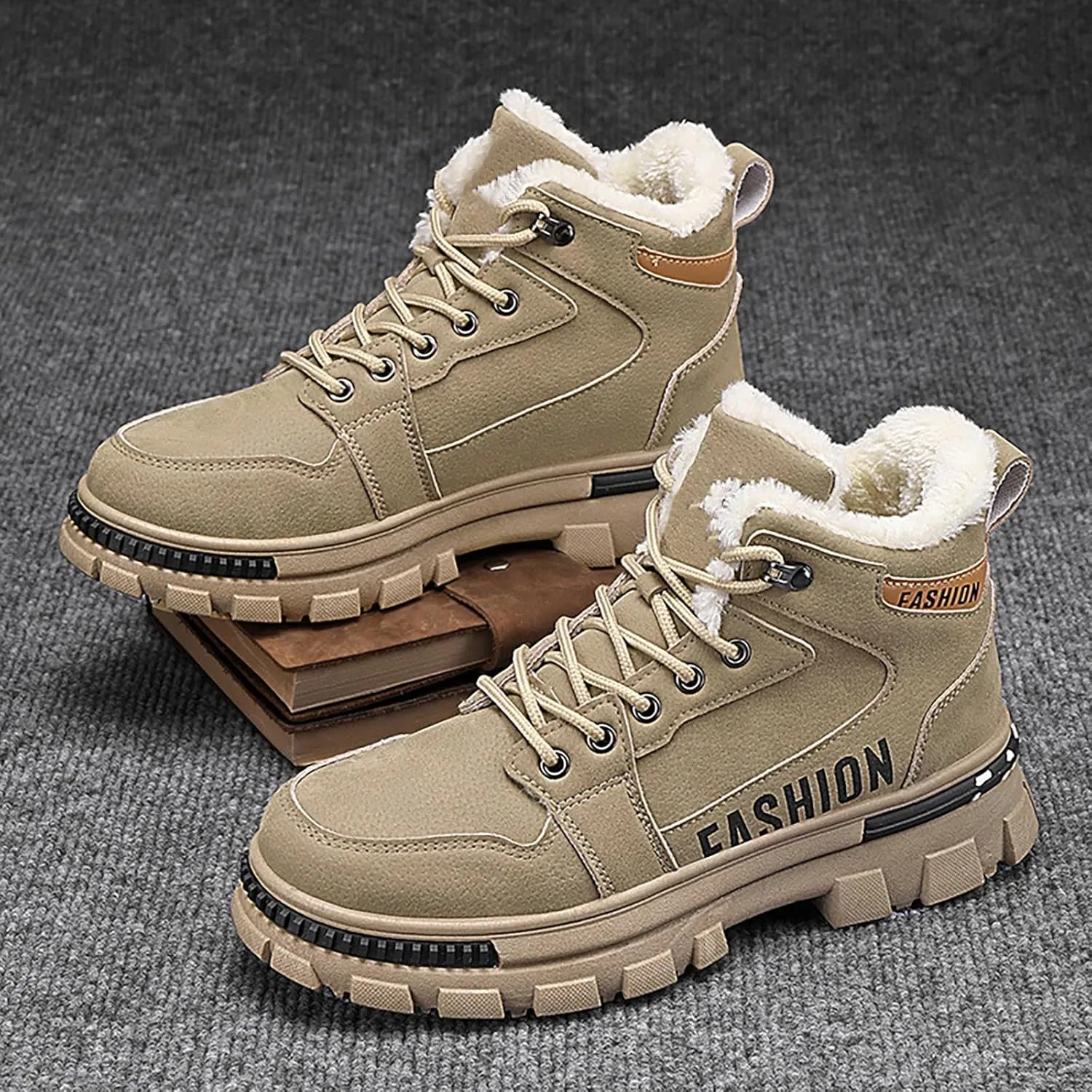 Work Boots for Men Steel Toe Hiking Sneakers Ankle Ladies Workout Shoes for Women Slip On Wide Outdoor Shoes Slip on Loafers Hike Grounded Footwear