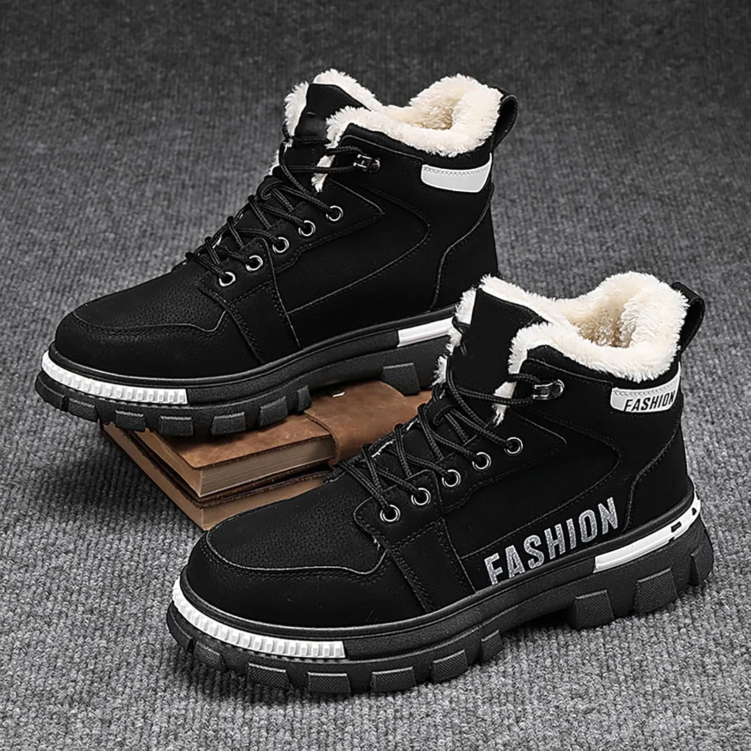 Work Boots for Men Steel Toe Hiking Sneakers Ankle Ladies Workout Shoes for Women Slip On Wide Outdoor Shoes Slip on Loafers Hike Grounded Footwear
