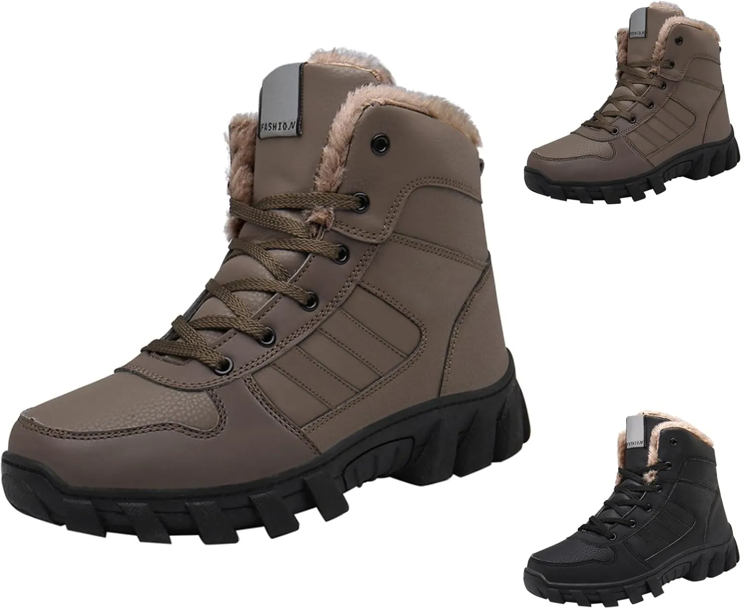 Work Boots for Men Steel Toe Hiking Sneakers Boot with Comfort Women Working Shoes Food Service Waterproof Platform Shoes Work Hike Grounded Footwear