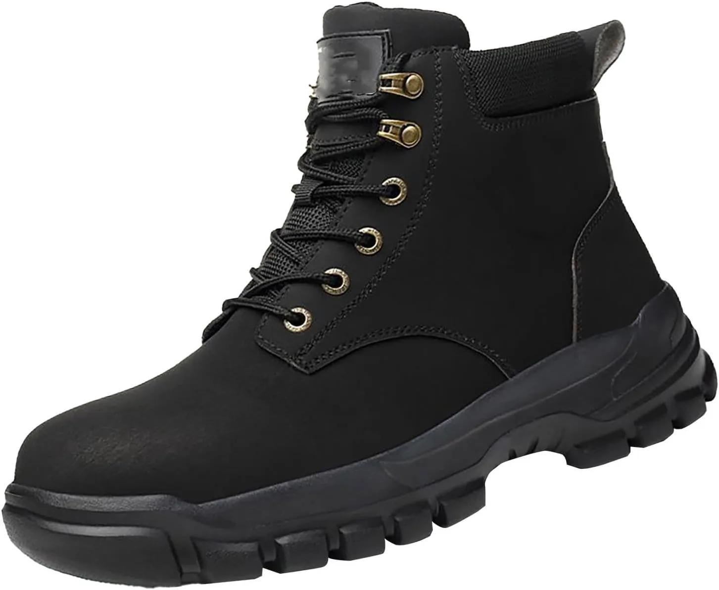 Work Boots for Men Steel Toe Hiking Sneakers Boot with Comfort Women Working Shoes Food Service Waterproof Platform Shoes Work Hike Grounded Footwear