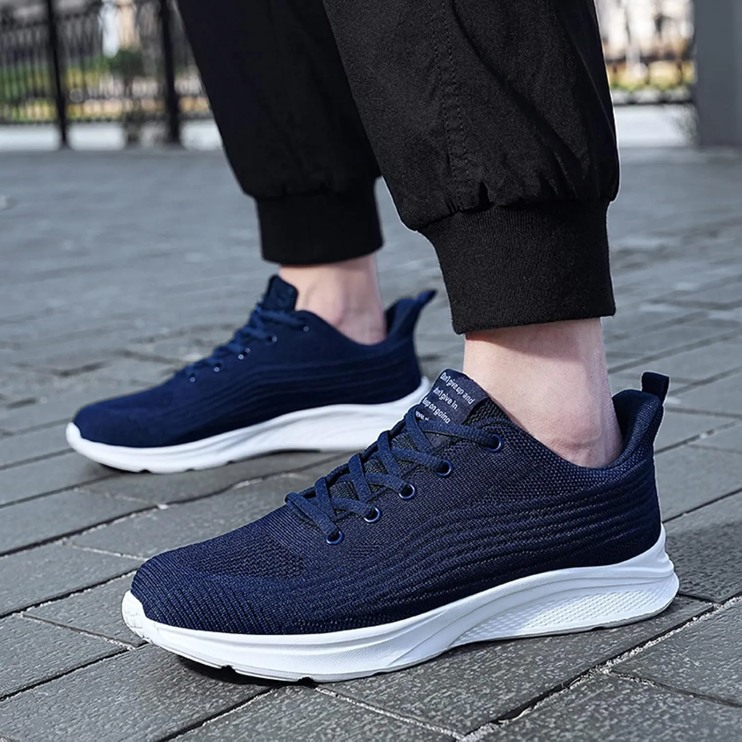 Work Shoes for Men Non Slip Casual Sneakers Lightweight Comfort Walking Shoes Non Slip Sneaker Running Shoes