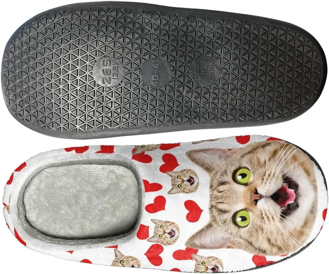 Xoenoiee Men Women Warm Fuzzy Slippers Bedroom Slippers House Shoes Anti Slip Winter Indoor Slippers